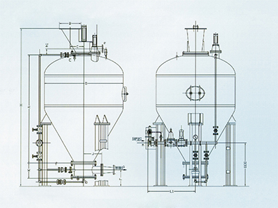 L型仓式气力输送发送器